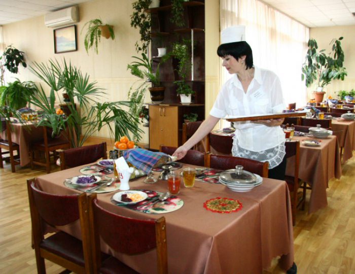 Столовая - Санаторий «Киев» Алушта